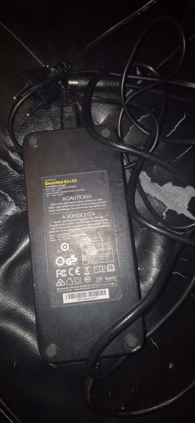 VanMoof S3/X3 Oplader - Werkt Perfect, Gebruikt