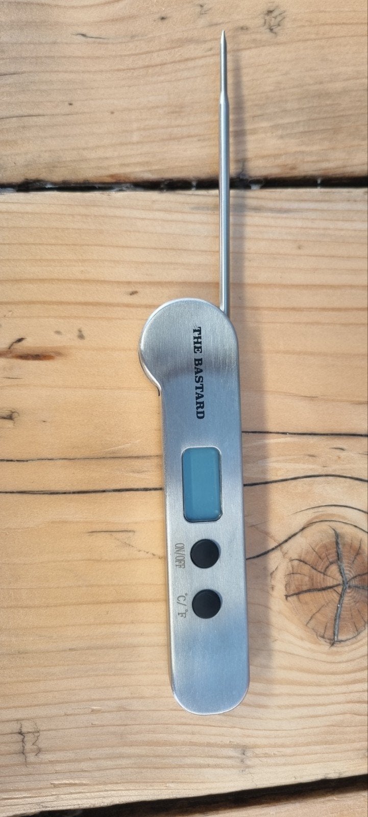 The Bastard digitale kernthermometer, Ophalen, Overige typen, Zilver, Zo goed als nieuw