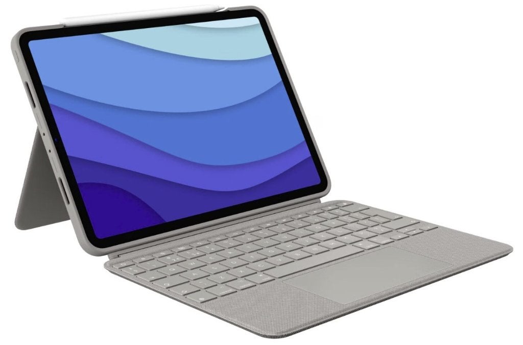 New Logitech Combo Touch voor iPad Pro 12,9 Keyboard NP€260, Computers en Software, Ophalen, IPad Pro 12.9, Logitech, Nieuw