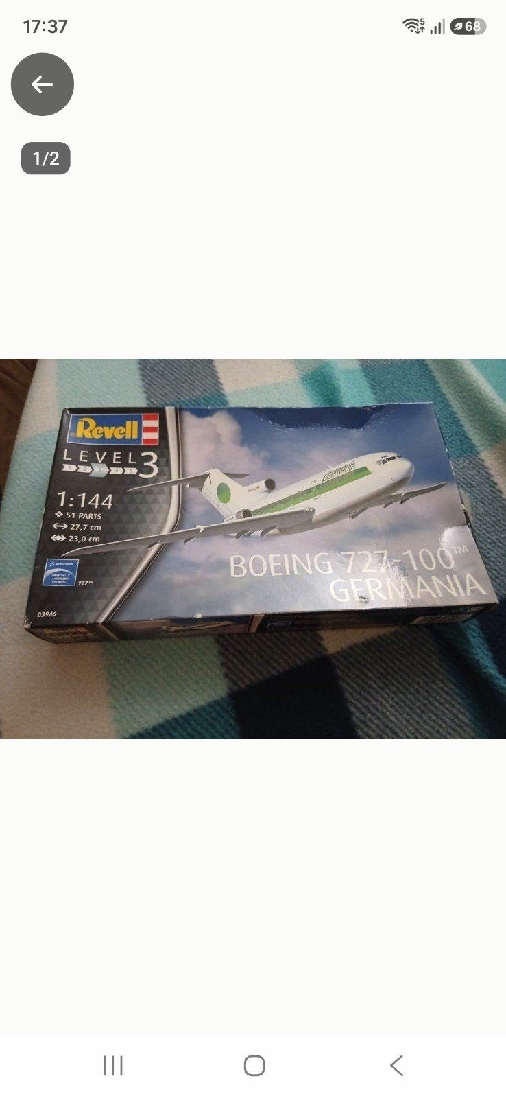 bouwbakket boeing 727, Ophalen of Verzenden, Nieuw