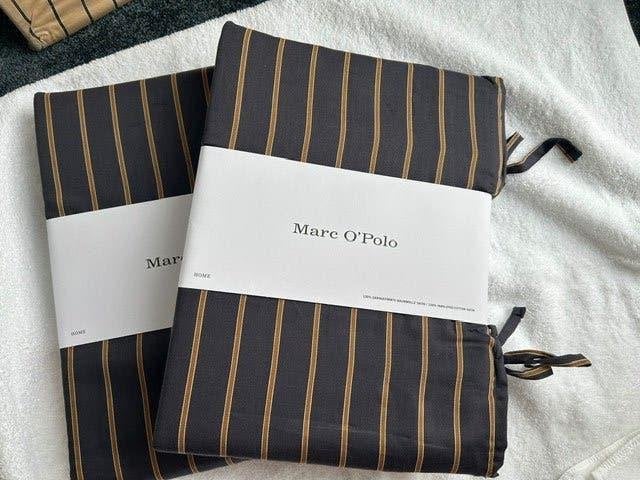 2 X Marc O'Polo Essenza 160 Dekbedovertrek Garengeverfd, Info@essenzahome.nl, Blauw, Essenza, Dekbedovertrek