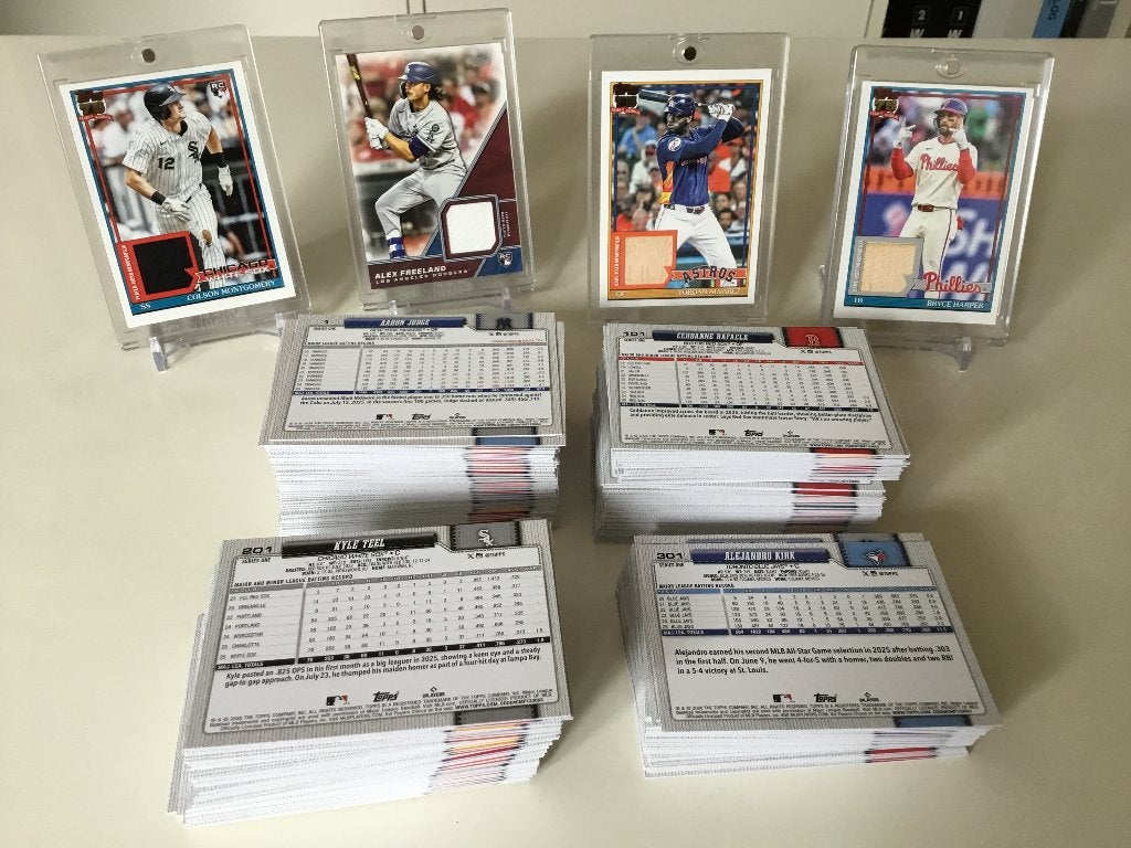 Honkbal mlb baseball cards, Sport en Fitness, Honkbal en Softbal, Verzenden, Nieuw, Honkbal, Overige typen