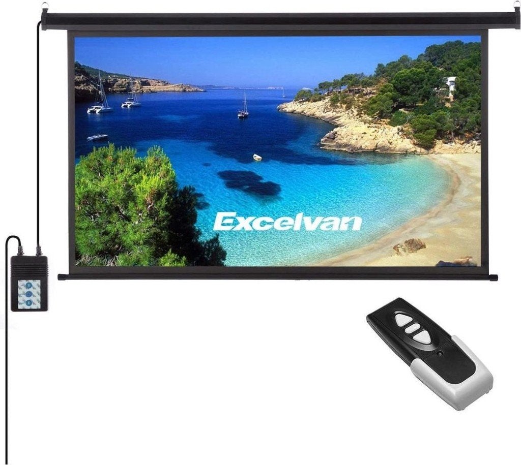 Nieuwe Elektrisch Projectiescherm 120 inch WK WEEK actie!, Ophalen, Elektrisch, Nieuw