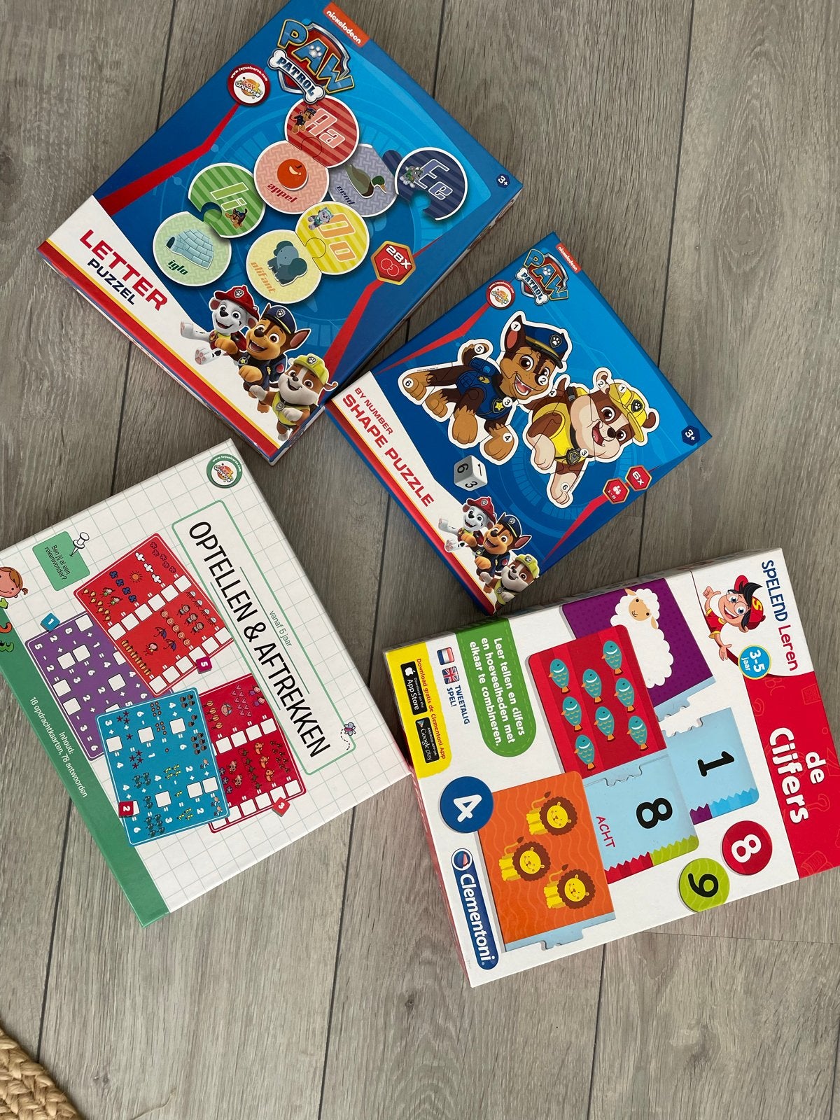 Educatieve Puzzels & Leerpakketten: Paw Patrol, Cijfers, Rek, Ophalen of Verzenden, Zo goed als nieuw, Puzzelen