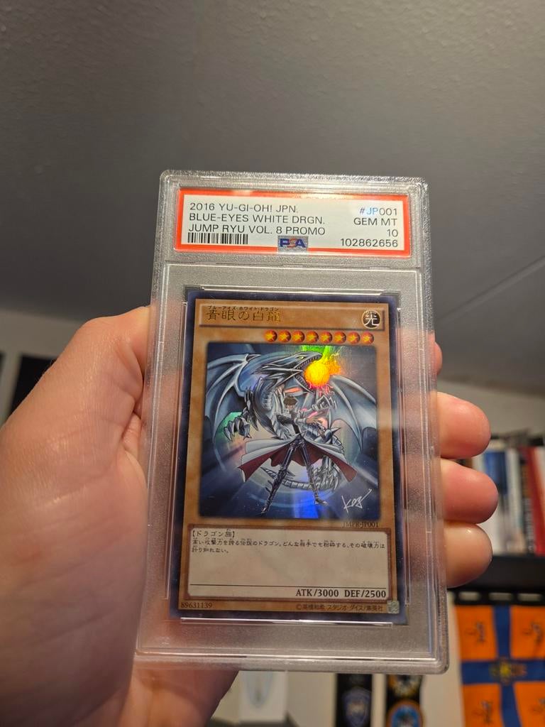 Blue-Eyes White Dragon 2016 PSA 10 Yu-Gi-Oh! JPN, Ophalen of Verzenden, Nieuw