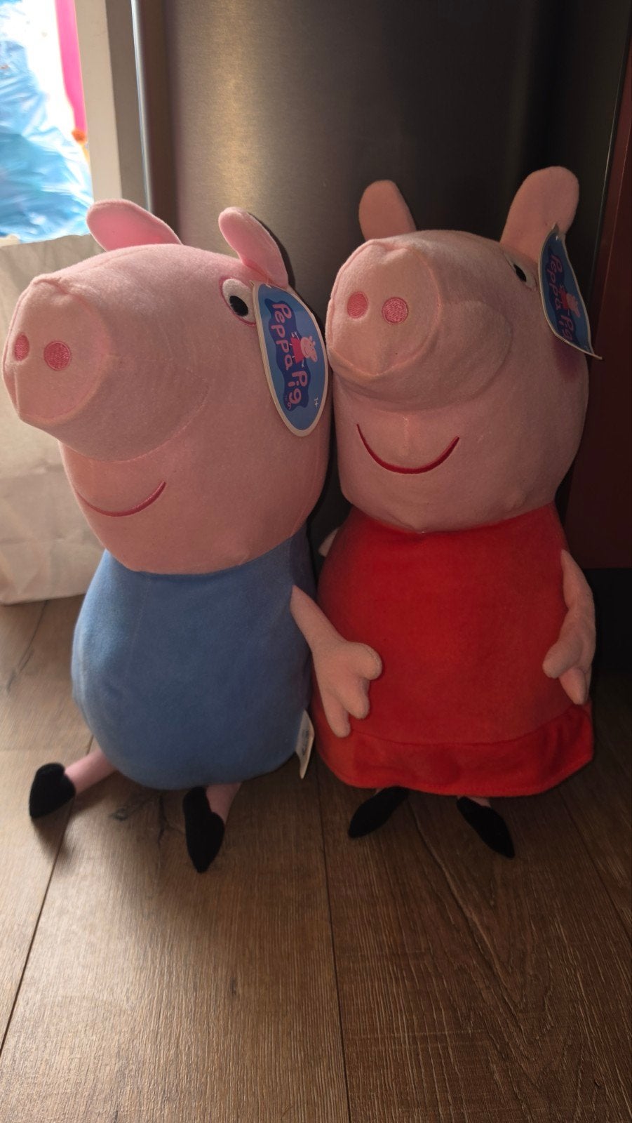 Peppa Pig en George knuffels - Zo goed als nieuw, Ophalen, Overige merken, Overige typen, Middelgroot (20 tot 80 cm)