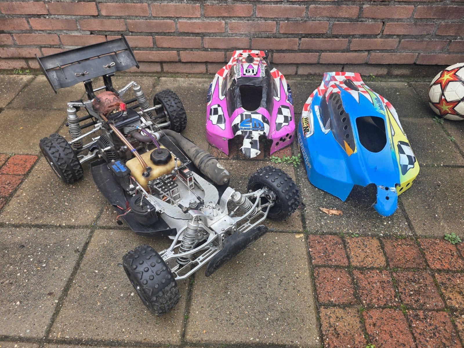 Elcon MMX met 26cc Zenoah 4-bouts motor, Benzine, Gebruikt, Auto offroad, Ophalen of Verzenden