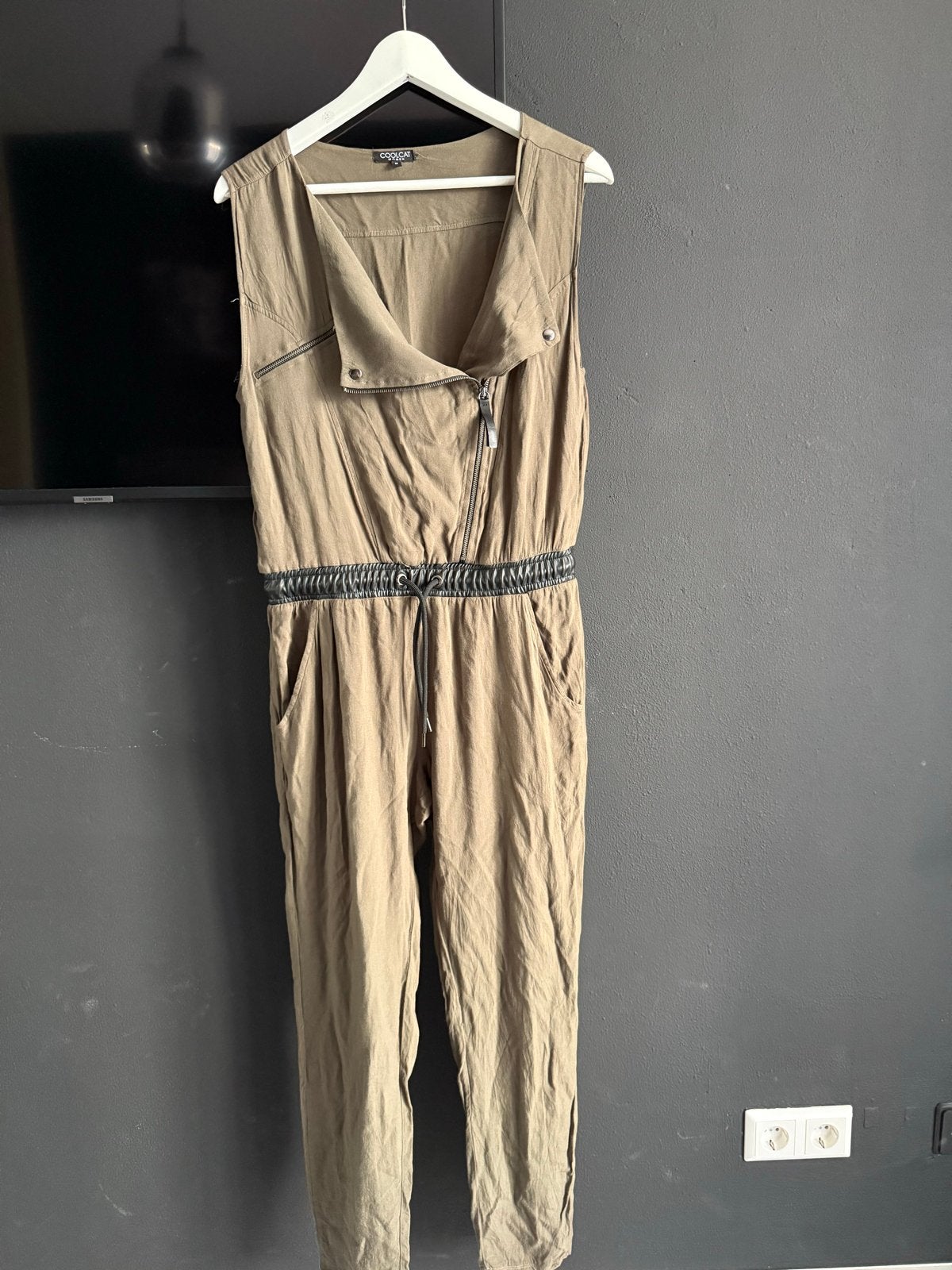 Coolcat Jumpsuit Maat M, Verzenden, Gedragen, Maat 38/40 (M), Groen