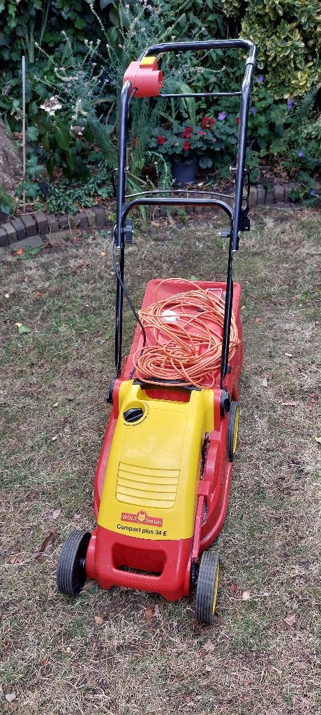 Grasmaaier Wolf Garten Compact Plus 34 E, Ophalen, Cirkelmaaier, Gebruikt, Elektrische grasmaaier