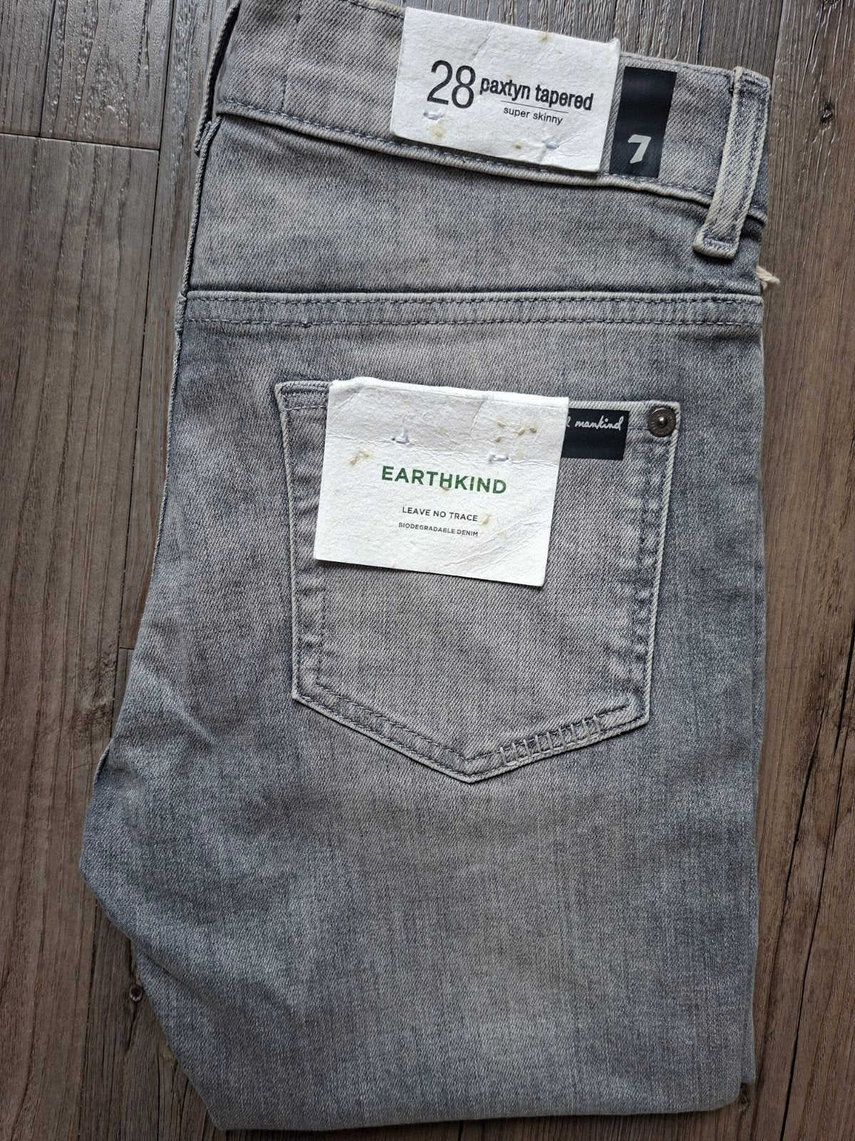 7 FOR ALL MANKIND tapered fit jeans W28 L32, 7 For All Mankind, Nieuw, W32 (confectie 46) of kleiner, Ophalen of Verzenden