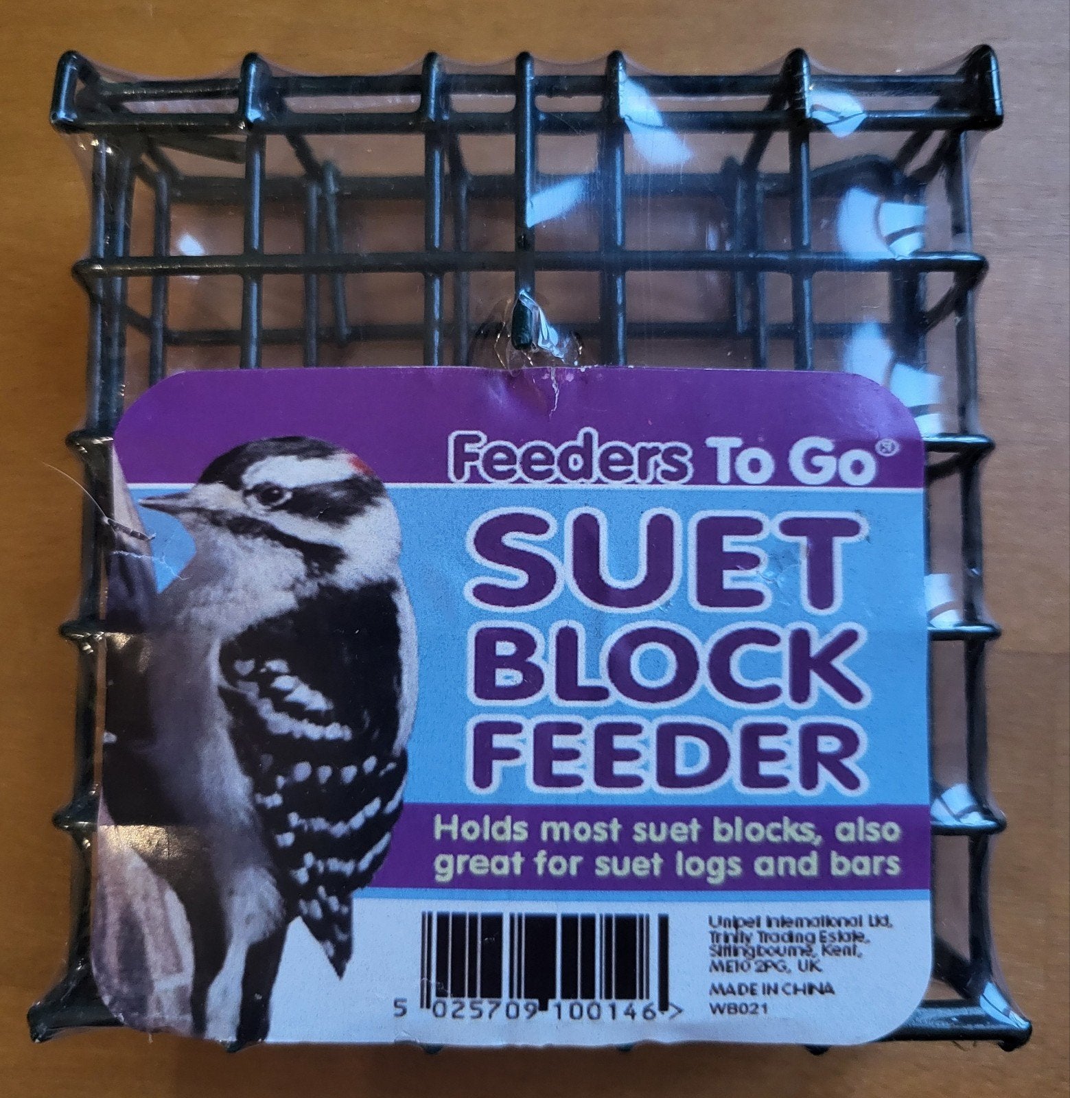 De Suet Vogelvoer blok houder -  donkergroen - NIEUW, Tuin en Terras, Ophalen of Verzenden, Nieuw