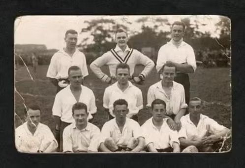 Fotokaart Velocitas Be Quick Voetbal Forwardveld 1924., Verzamelen, Ophalen of Verzenden, 1920 tot 1940, Gelopen, Sport en Spel