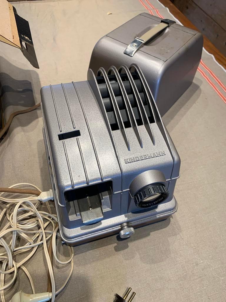 Vintage Kindermann Diaprojector - Klassieke Dia-ervaring, Ophalen of Verzenden