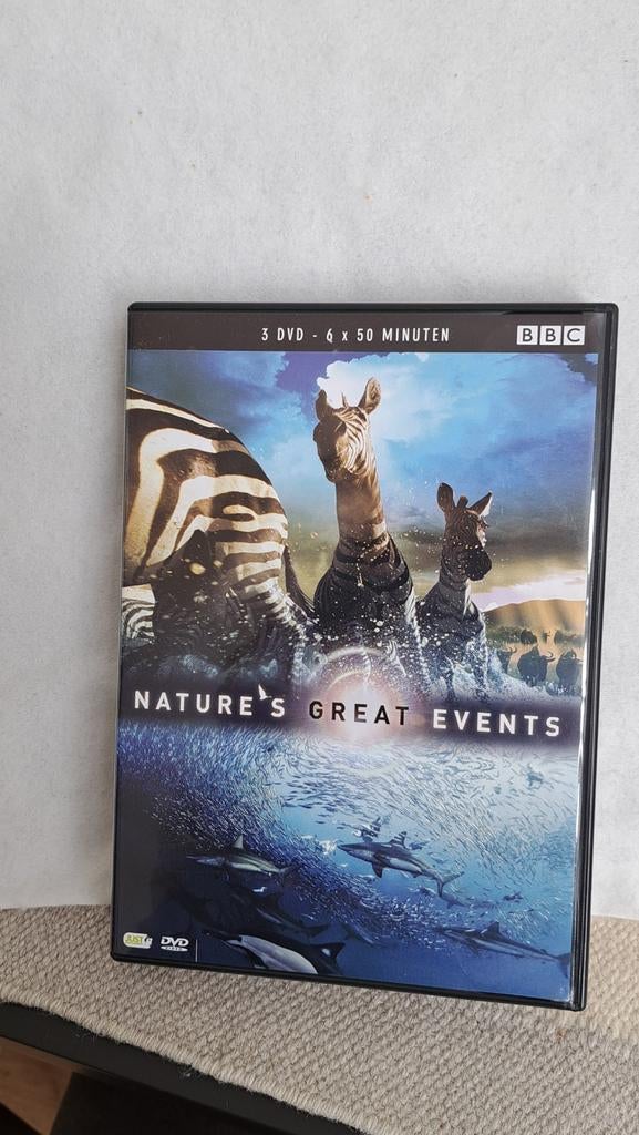 2 dvd boxen ,nature's great events & frozen planet, Alle leeftijden, Boxset, Natuur, Ophalen of Verzenden