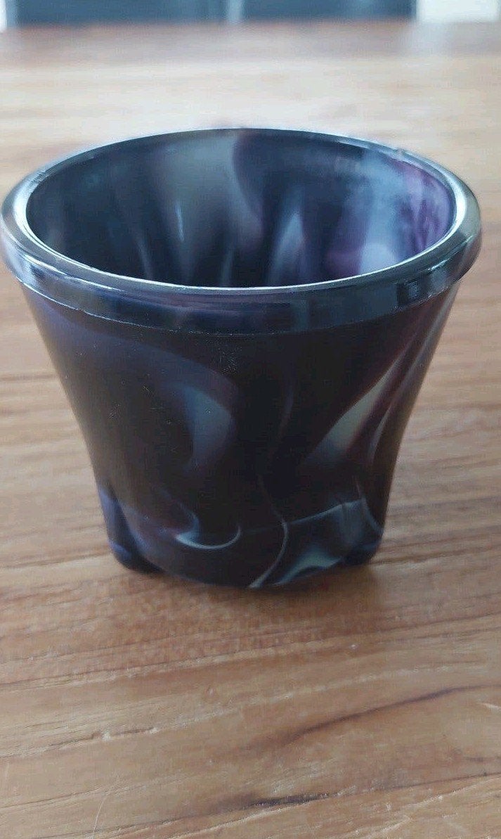 Copier Leerdam glas gaaf marmorite, Antiek en Kunst, Antiek | Glas en Kristal, Ophalen of Verzenden