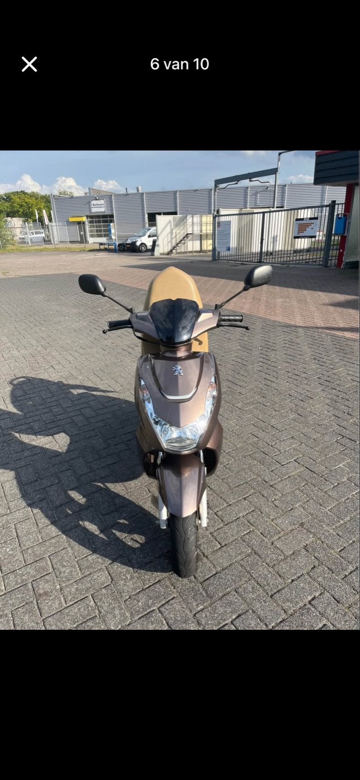 Peugeot Kisbee 2018 - Goed onderhouden 4-takt scooter, Fietsen en Brommers, Snorfietsen en Snorscooters, Ophalen, Gebruikt, Benzine