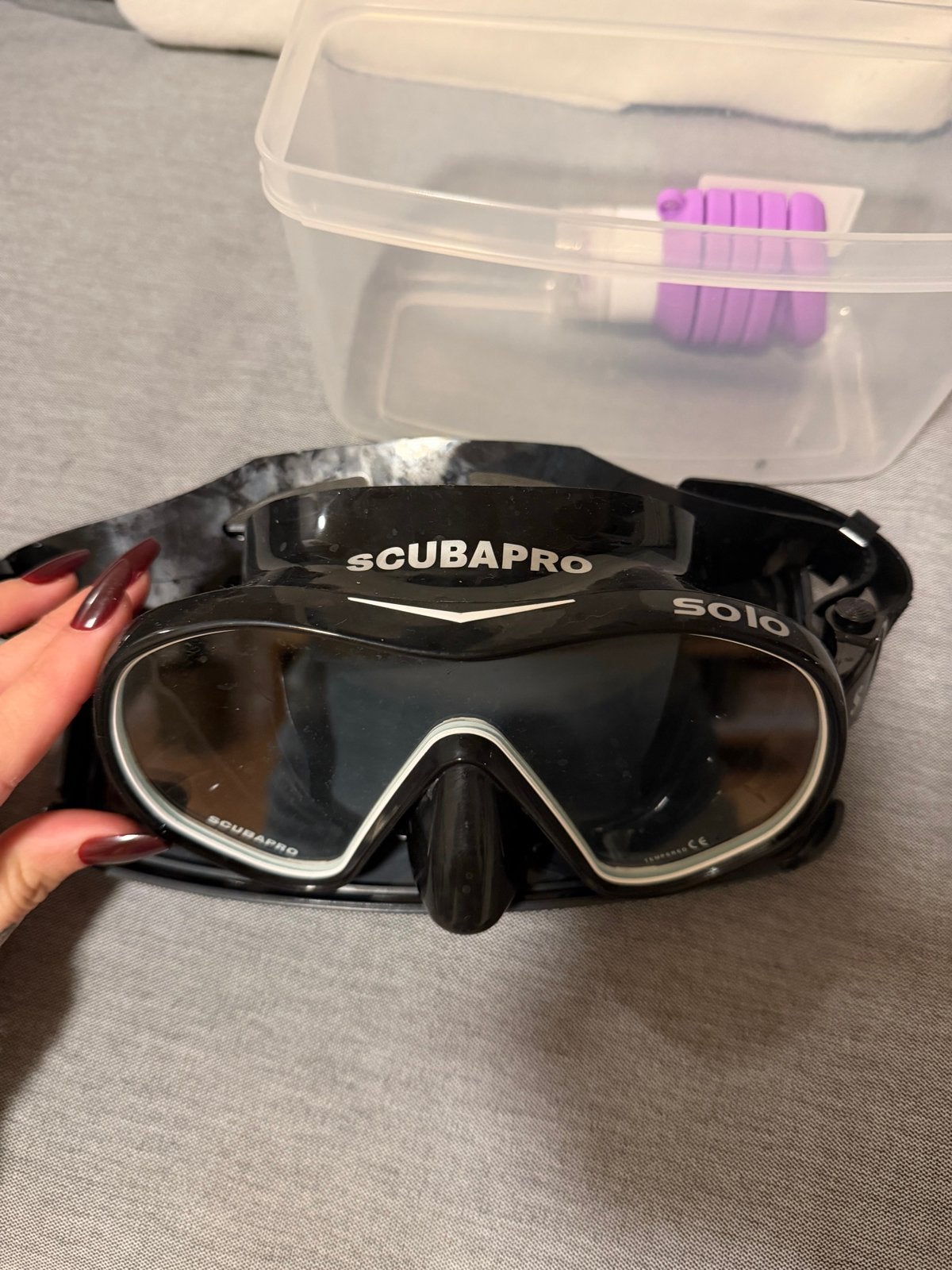 Scubapro Solo Duikbril - Zo goed als nieuw, Ophalen of Verzenden, Zo goed als nieuw, Duikbril of Snorkel
