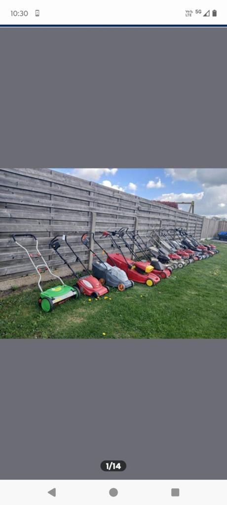 Groot aanbod variërende types grasmaaiers & tuinmachines!!, Ophalen of Verzenden, Nieuw, 50 cm of meer