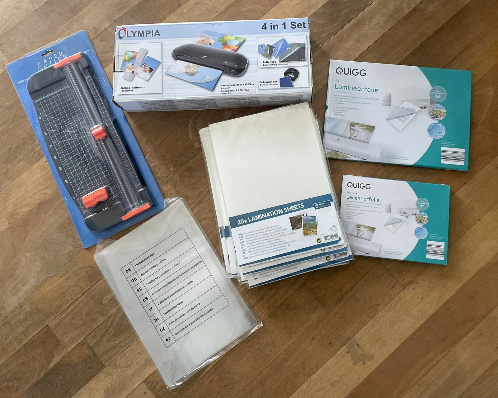 Lamineer apparaat nieuw compleet folie papiersnijder, Diversen, Ophalen of Verzenden, Nieuw