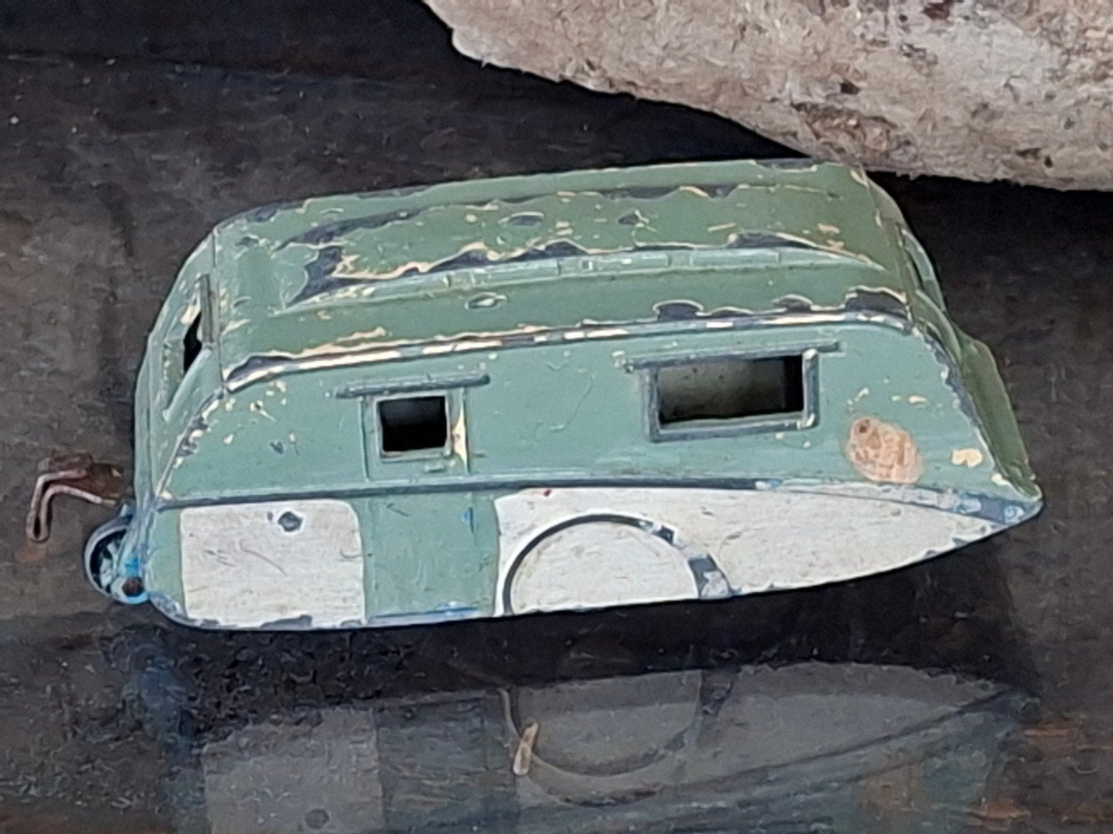 Vintage Dinky Toys Caravan 190 - Made in England, Ophalen of Verzenden, Gebruikt