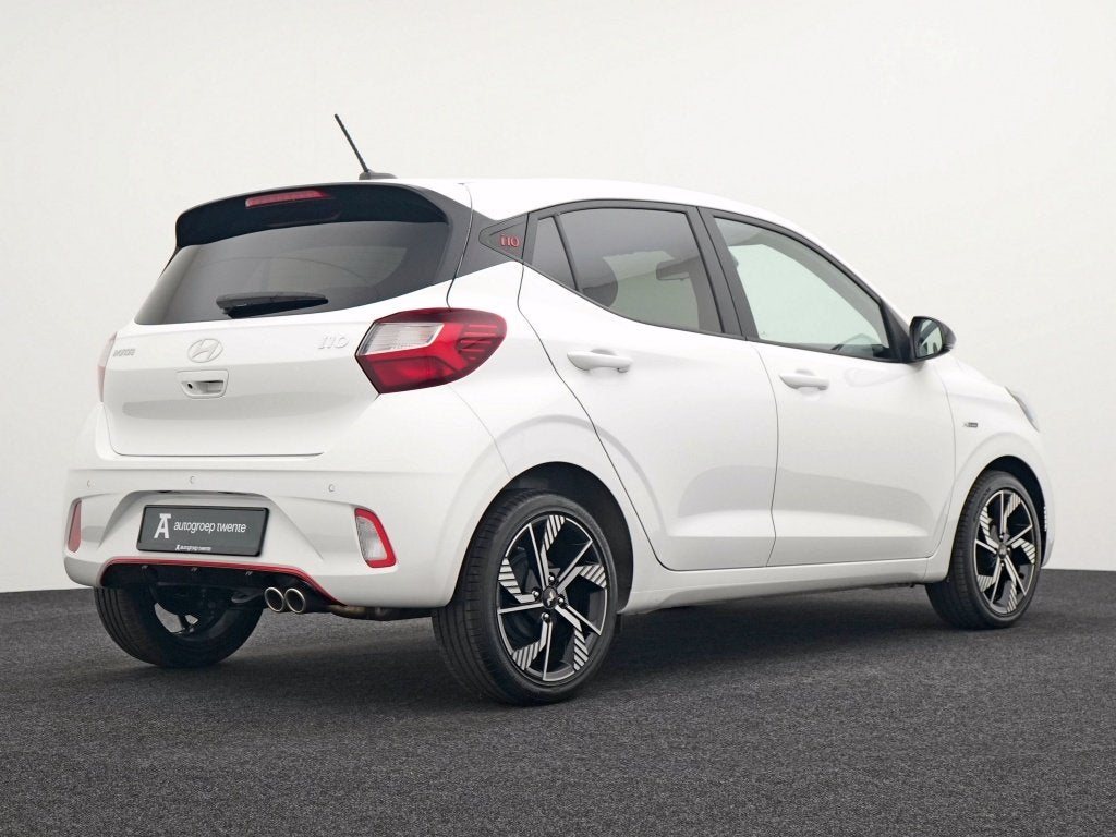 Hyundai i10 1.2 N Line | 4 Cilinder | Private lease 419 per, Auto's, Keurmerk '100% Onderhouden', Stof, Gebruikt, 4 cilinders