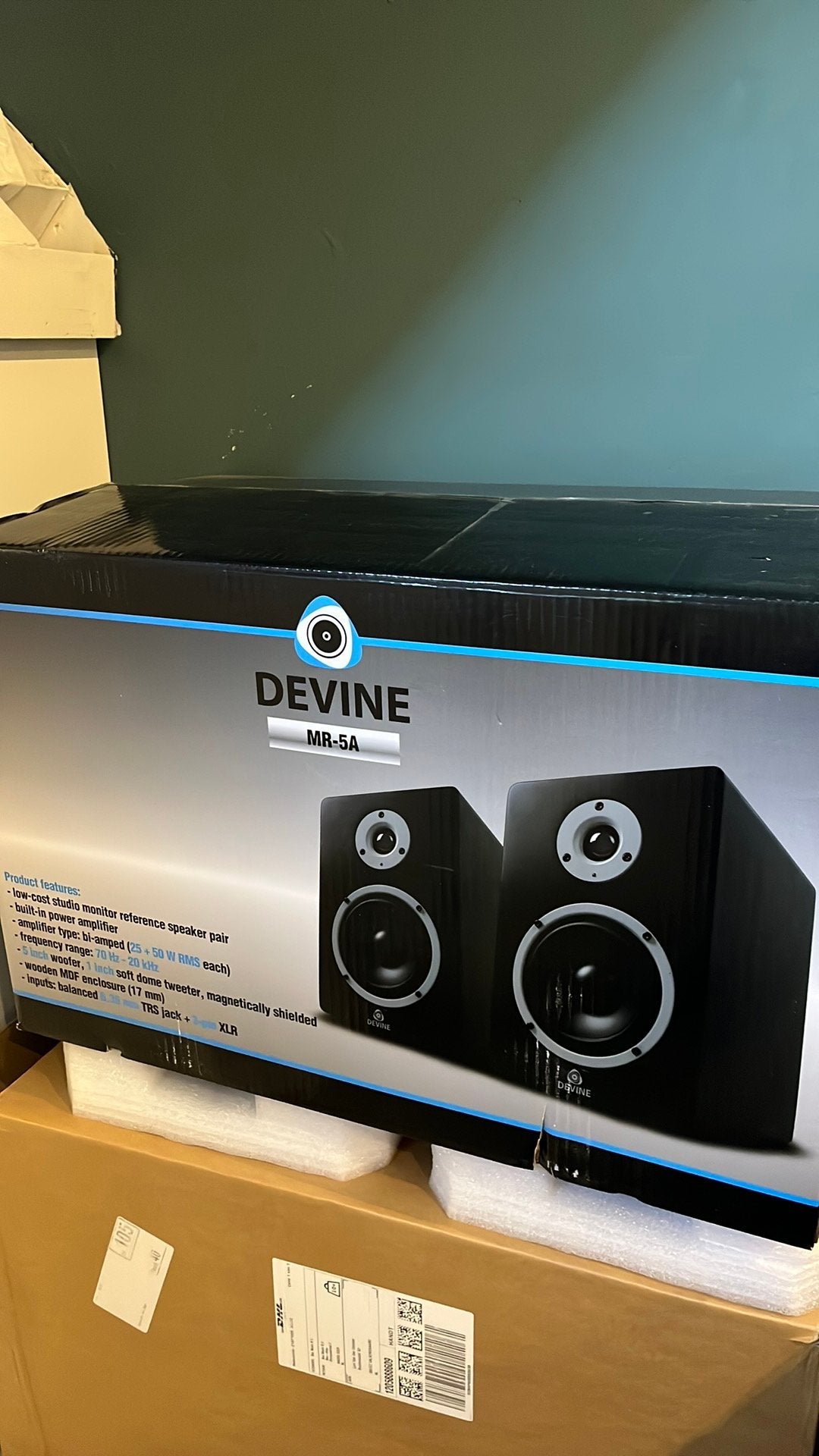 Devine speakers inclusief kabels, Ophalen, Zo goed als nieuw, Ultra HD (4K)