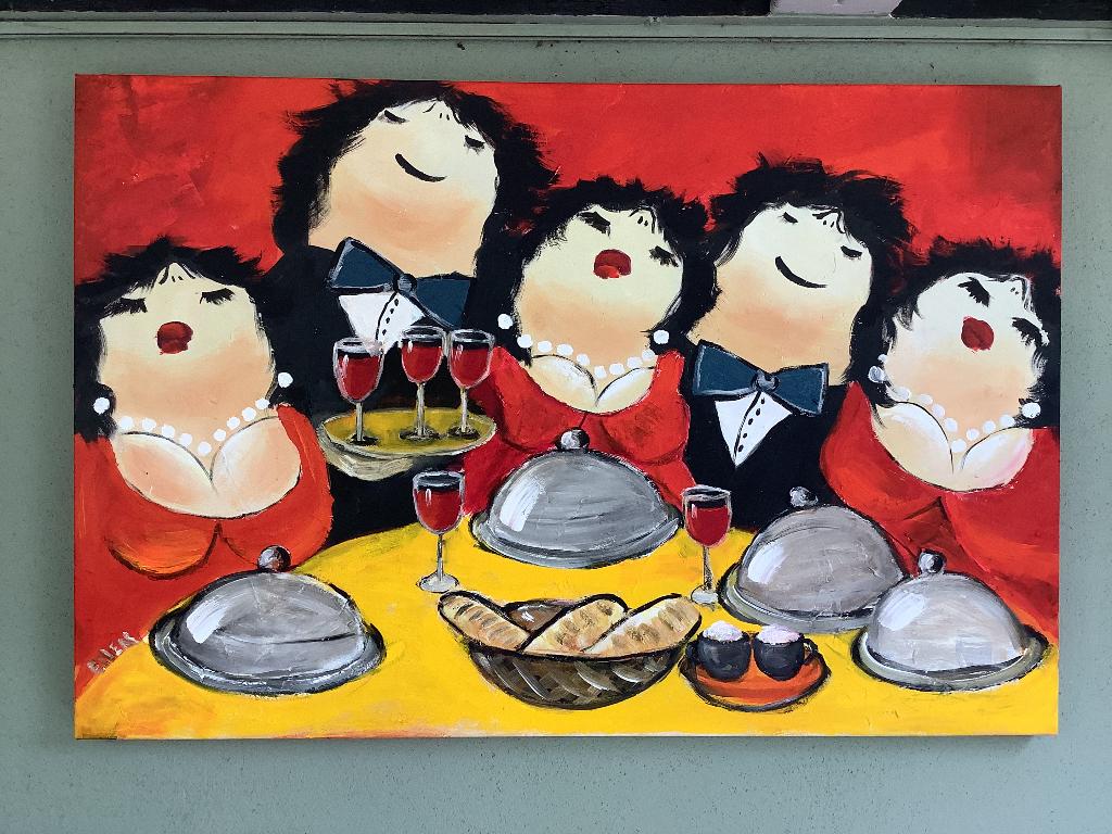 DOE EEN LEUK BOD VOOR DIT 3D SCHILDERIJ, Ophalen
