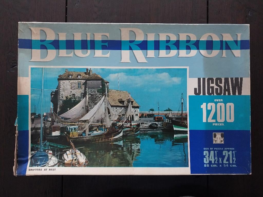 LEGPUZZEL   (Blue Ribbon)  -1200 st.-, Ophalen of Verzenden, 500 t/m 1500 stukjes, Gebruikt