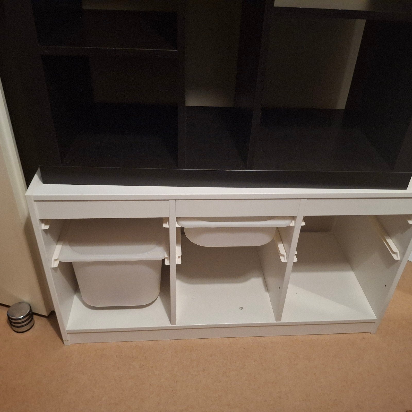 lage trofast kast ikea wit, Ophalen, Gebruikt