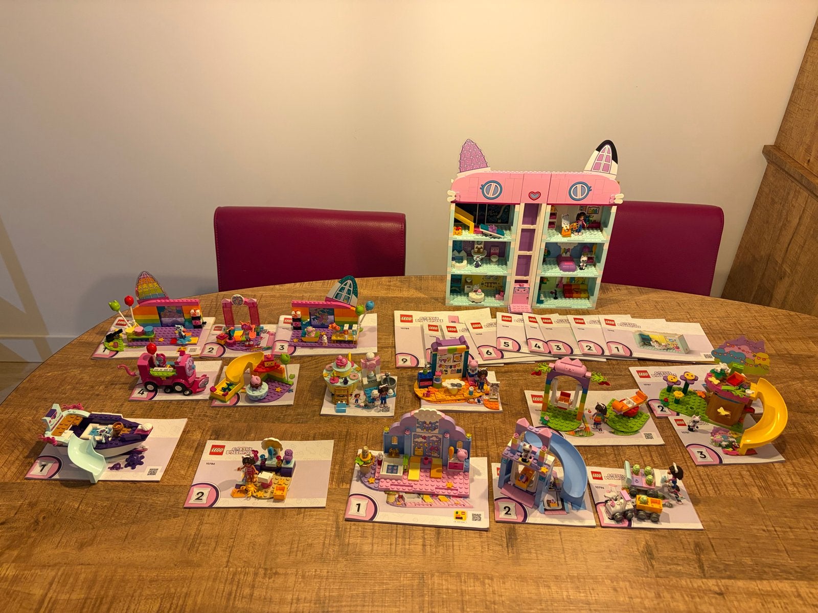 Complete LEGO Gabby's Poppenhuis sets - Zo goed als nieuw, Ophalen, Zo goed als nieuw, Overige merken