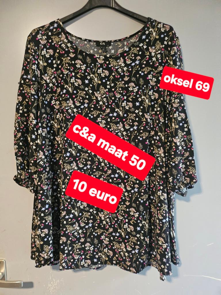 Maat 50, Kleding | Dames, Grote Maten, Ophalen of Verzenden, Zo goed als nieuw, Zwart, Broek of Spijkerbroek