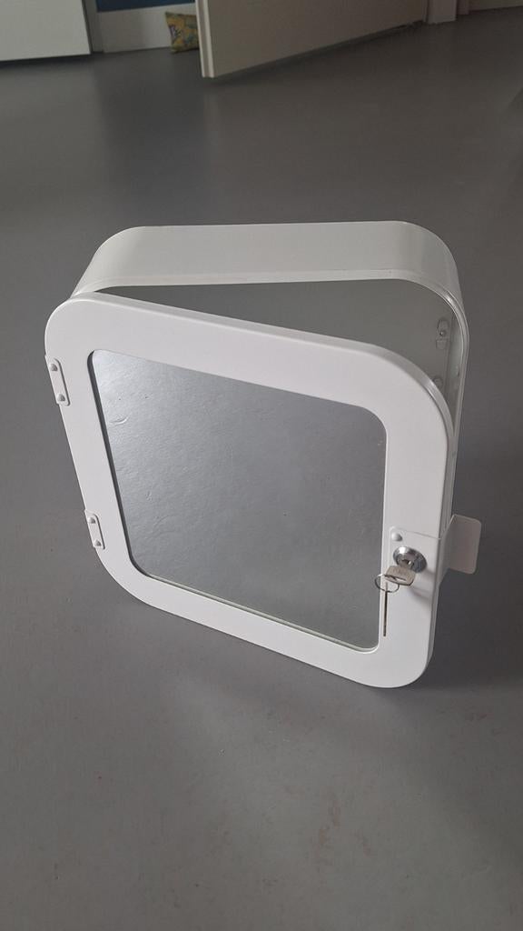 Spiegelkast / lockerkastje / medicijnkastje - GUNNERN, IKEA, Minder dan 50 cm, Vierkant, Ophalen of Verzenden, Zo goed als nieuw