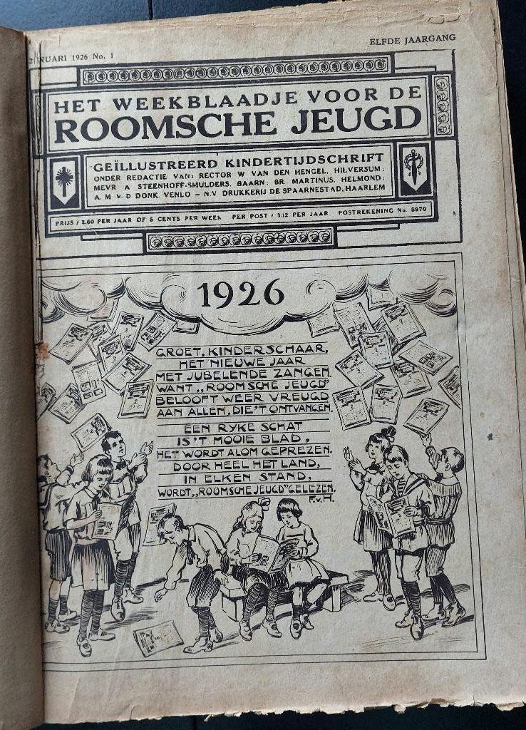 gebonden roomse jeugd 1927, Ophalen of Verzenden, Gelezen, Overige typen