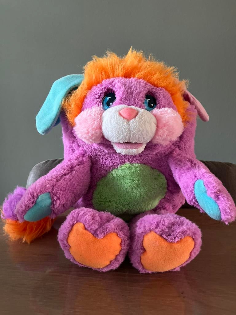 Mooie grote paarse Popples 38cm, Kinderen en Baby's, Speelgoed | Knuffels en Pluche, Ophalen of Verzenden, Paars, Overige typen