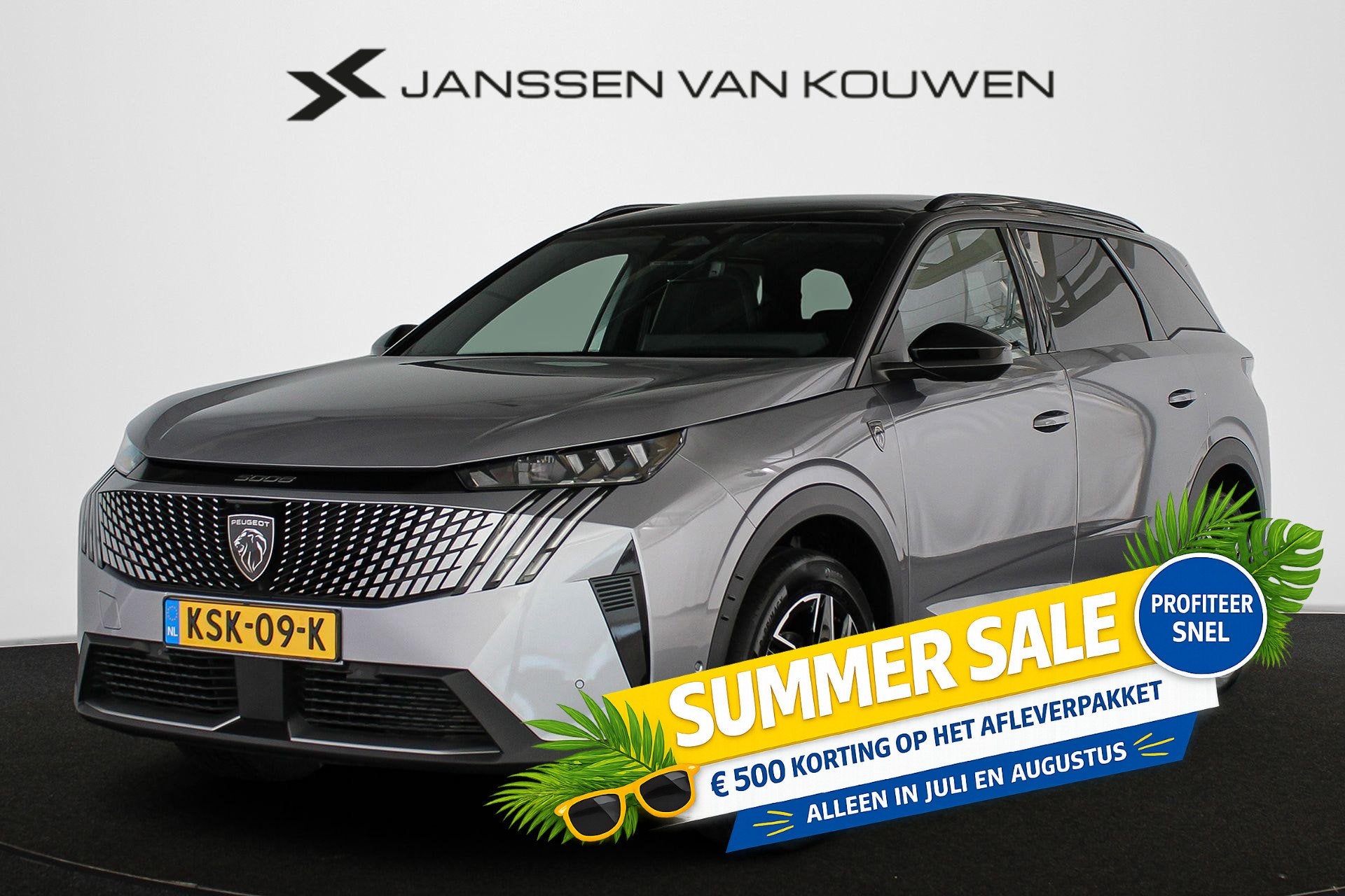 Peugeot 5008 1.2 Hybrid 145 GT 7p Stuur-Stoelverwarming 360-