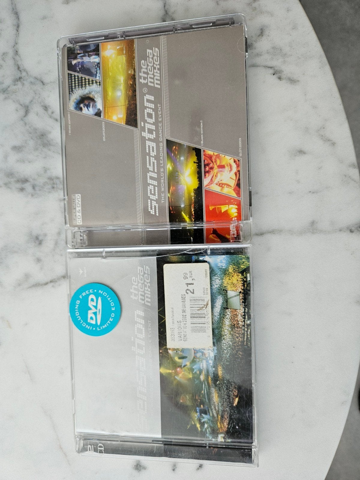 Sensation The Mega Mixes CD & DVD - Dance Event, Cd's en Dvd's, Dance, Ophalen of Verzenden, Zo goed als nieuw, Verzamelalbum