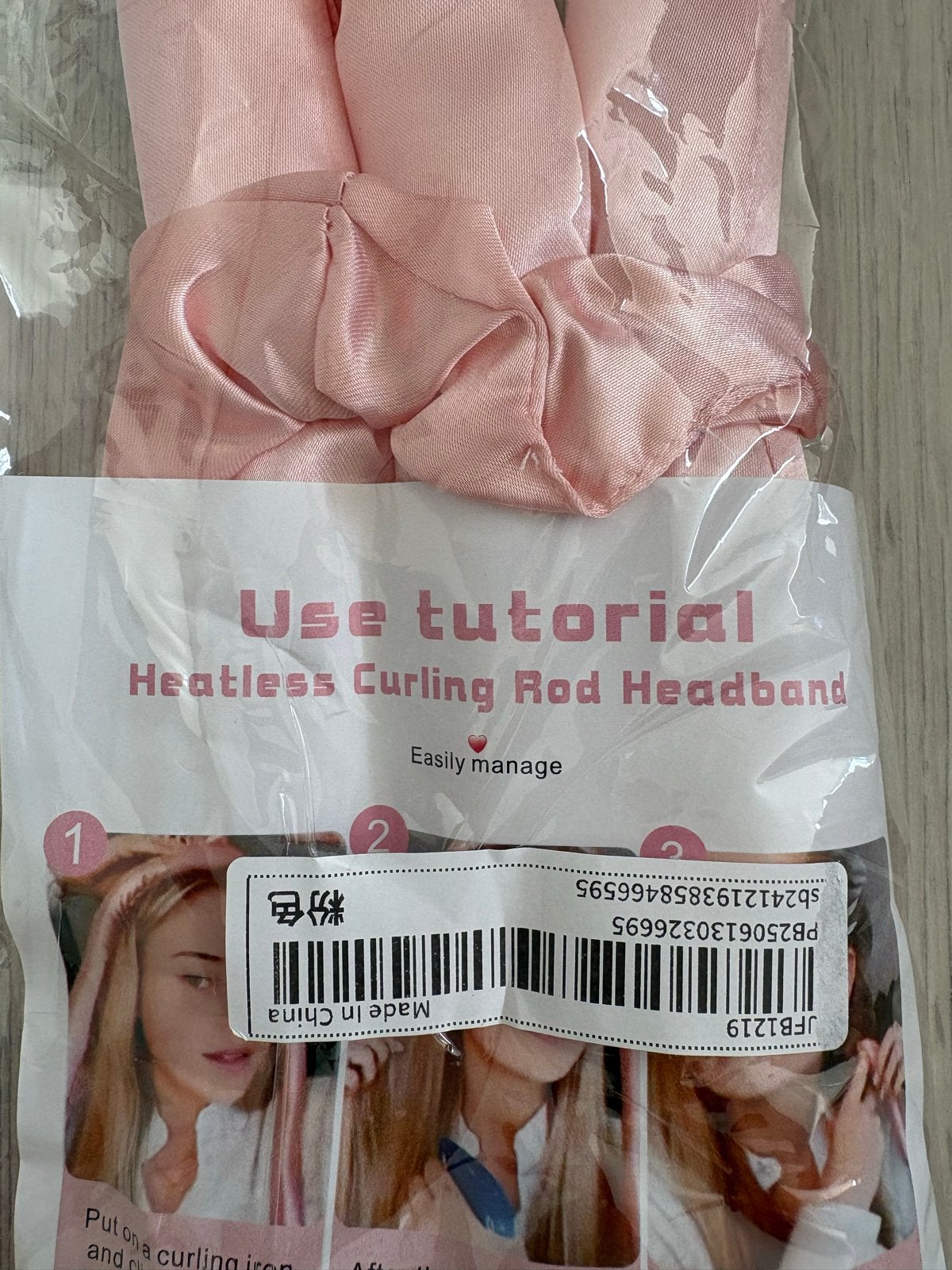 Heatless Krulspelden Hoofdband - Roze, Ophalen, Nieuw, Krultang of Stijltang