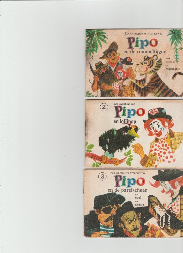 Pipo en de Rommeltijger - Complete serie van 6 stripboeken, Gelezen, W. Meuldijk - Ill. J. Wesseling, Complete serie of reeks