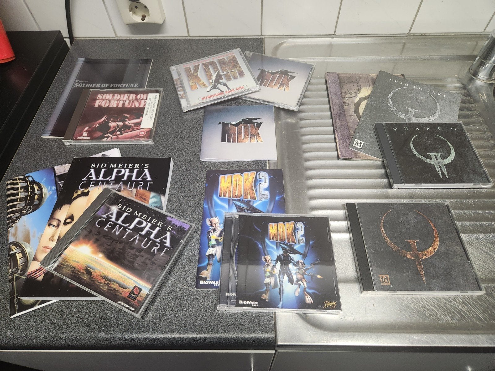 PC Games Collectie: Soldier of Fortune, MDK, Quake & Meer, Spelcomputers en Games, Gebruikt, Vanaf 18 jaar, Shooter, 1 speler
