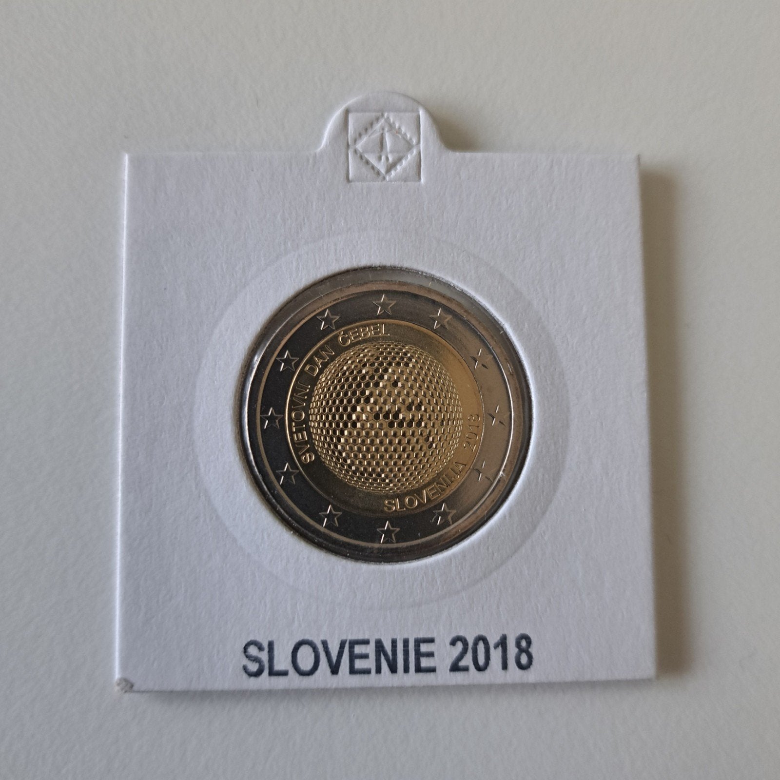 Sloveense 2 euro munt 2018 Wereldbijendag UNC, Postzegels en Munten, Munten | Europa | Euromunten, Ophalen of Verzenden, Slovenië