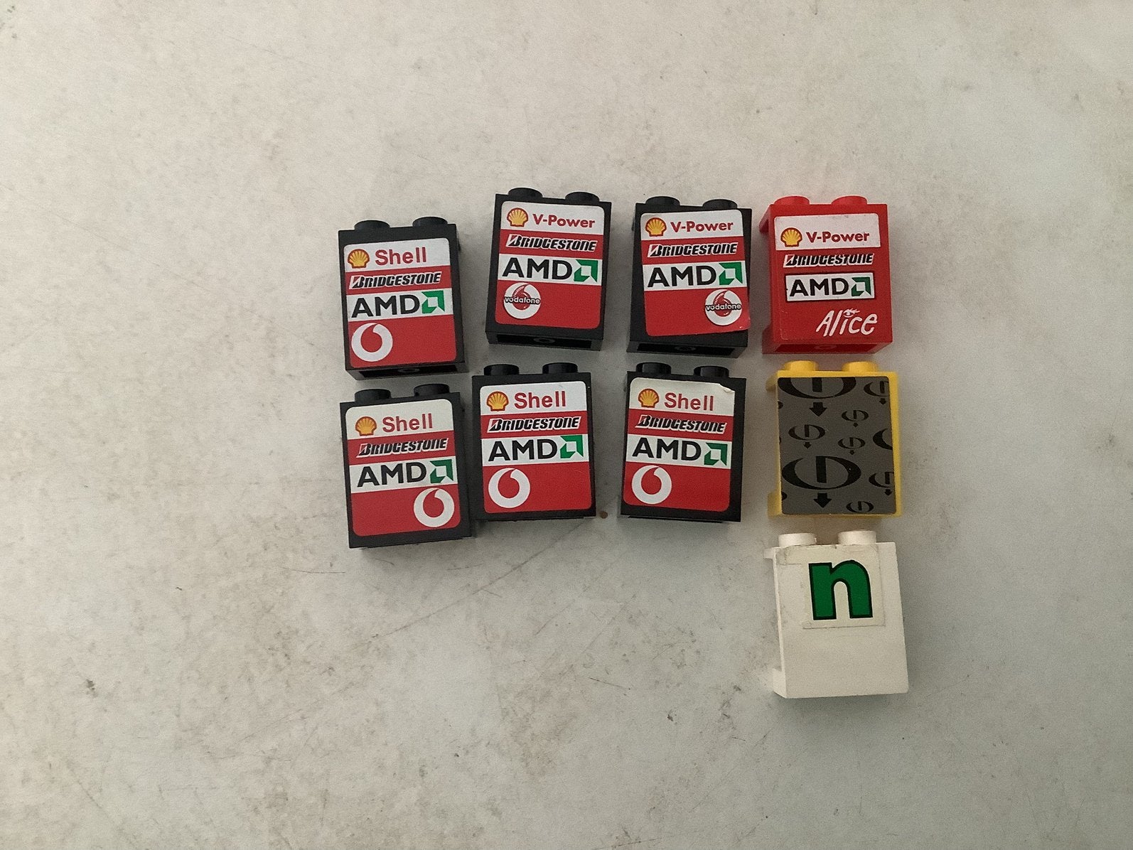 Lego paneel 1x2x2 met opdruk of sticker, Ophalen of Verzenden, Gebruikt, Losse stenen, Lego