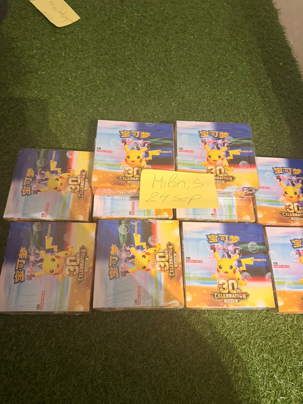 10xPokemon 30th celebrations booster box (chinese)
