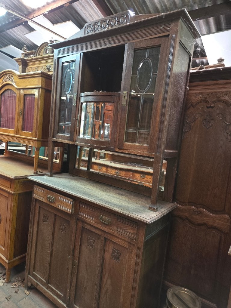 Antieke kast in eik, Ophalen