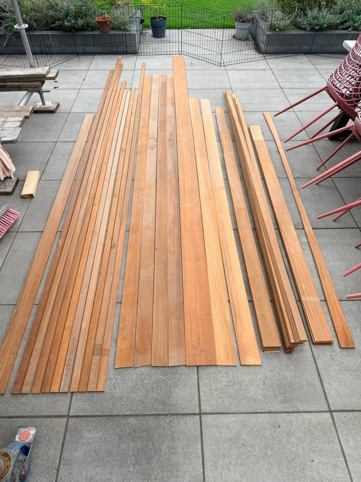 Teak latten en planken voor teakdek sloep, Watersport en Boten, Ophalen, Nieuw, Onderhoud en Reparatie