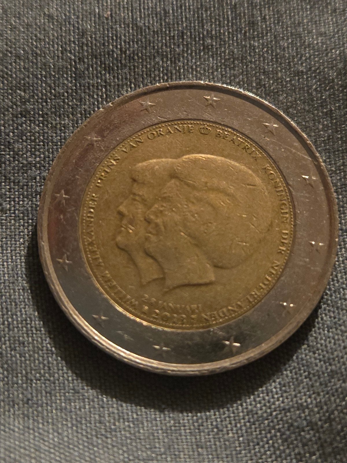 Zeldzame 2 Euro munt Nederland 2013 Dubbelportret, Postzegels en Munten, Munten | Europa | Euromunten, Ophalen of Verzenden, Overige landen
