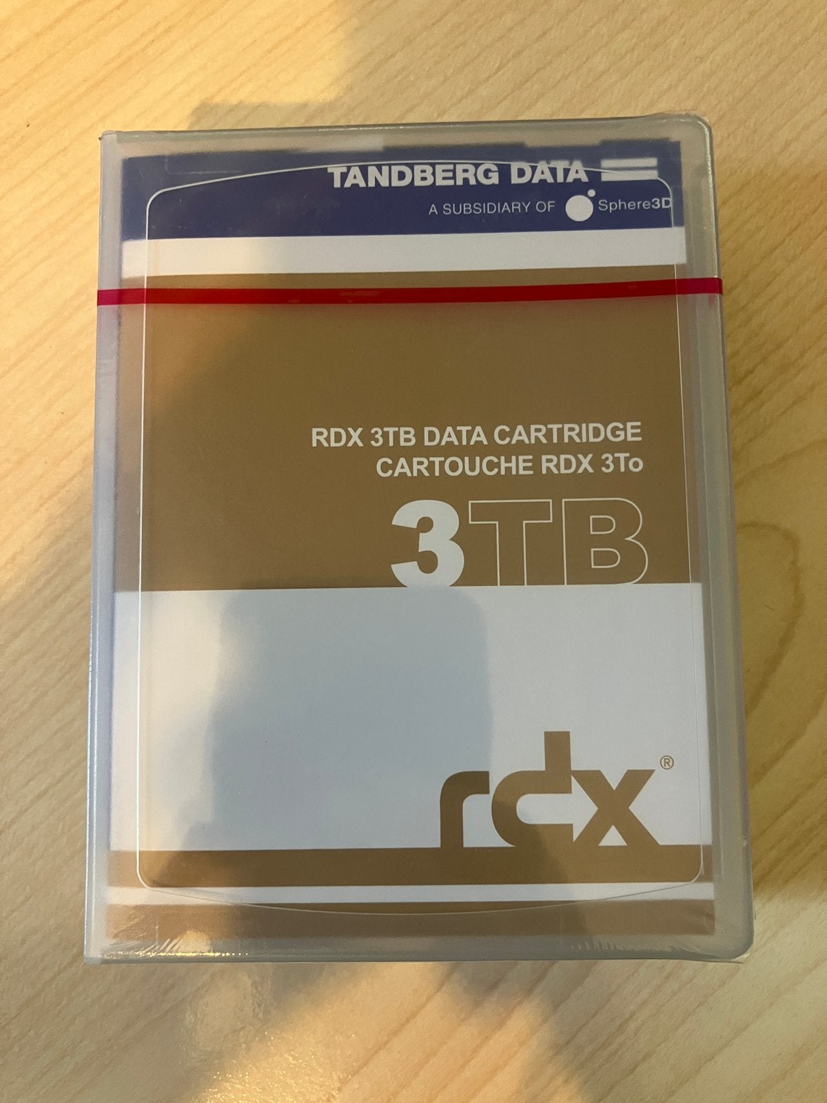 Tandberg Data RDX 3TB back-up-opslagcartridge 8807-RDX, Computers en Software, Beschrijfbare discs, Ophalen of Verzenden, Overige typen