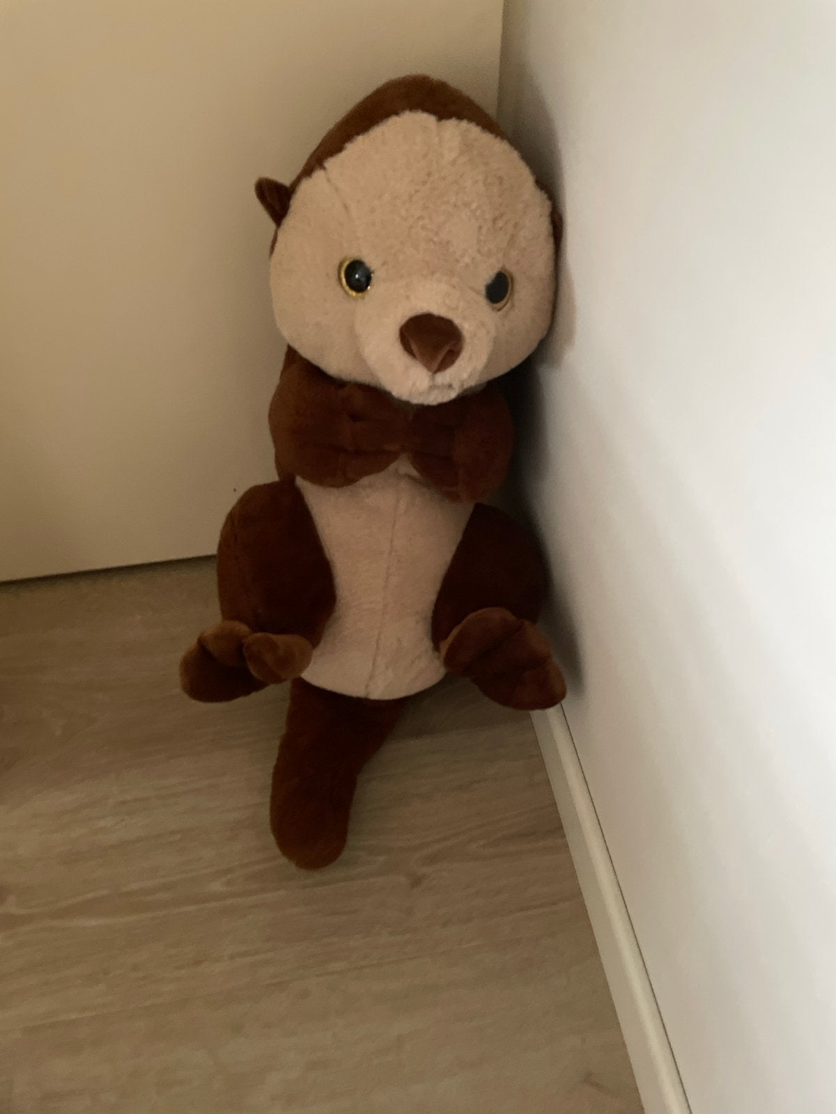 Leuke bruine knuffelotter - Zo goed als nieuw, Ophalen, Overige merken, Overige karakters, Overige typen