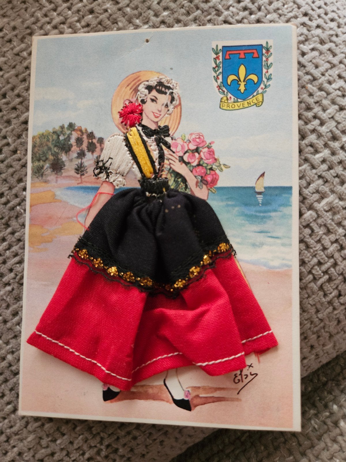 rokjes kaart  - Provence Klederdracht, Ophalen of Verzenden, 1940 tot 1960, Gelopen