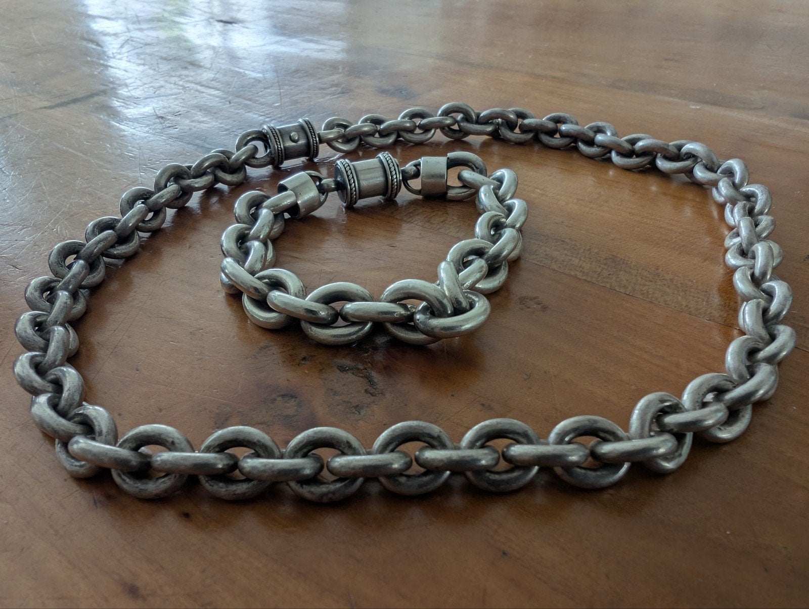Bali Sterling Zilver (925) Handgemaakte Armband, Ophalen, Zo goed als nieuw, Zilver, Zilver