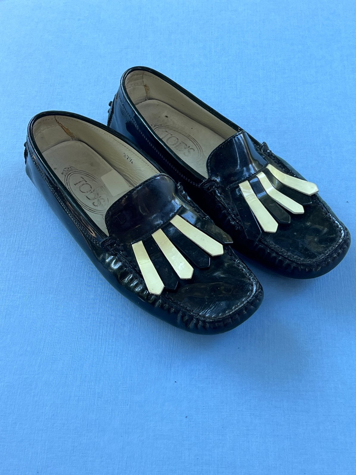 Tods schoenen maat 37,5, Ophalen, Gedragen, Instappers, Zwart